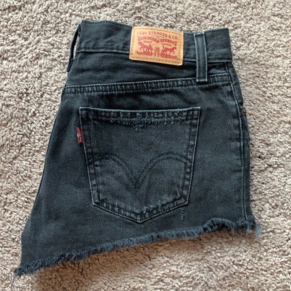 Black Levi shorts